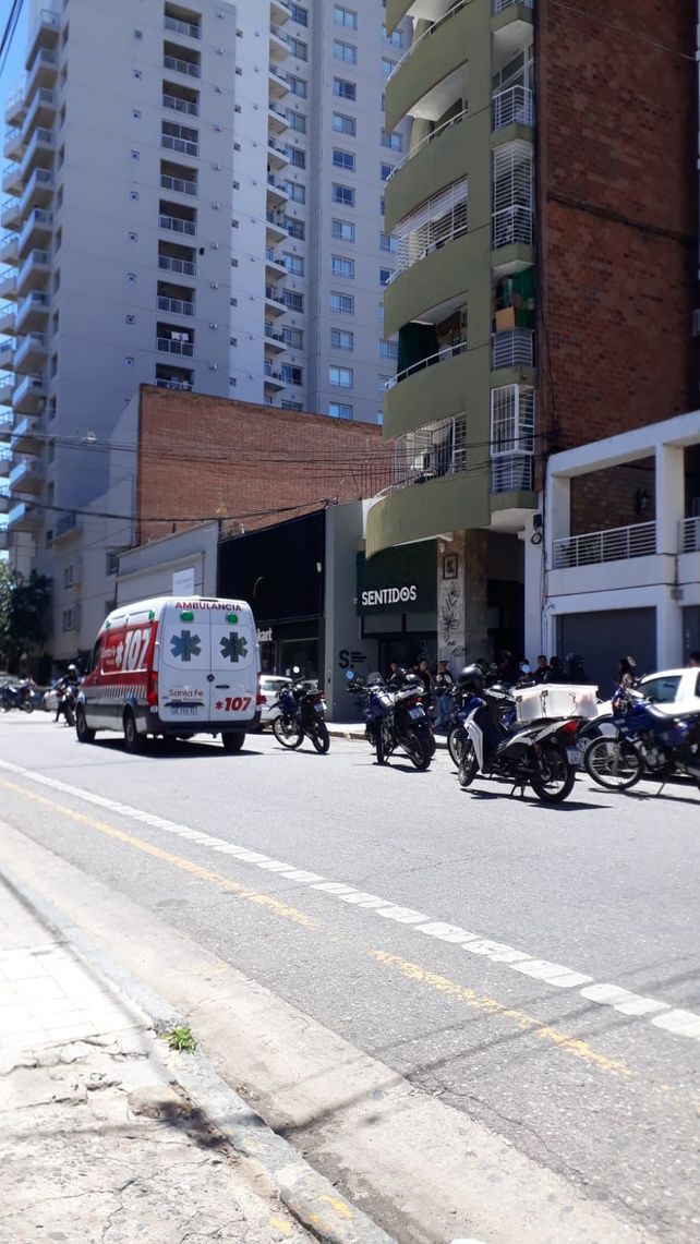 Edificio donde fue capturado el delincuente prófugo.