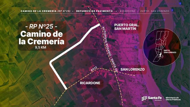 Avanza la reparación integral del Camino de la Cremería