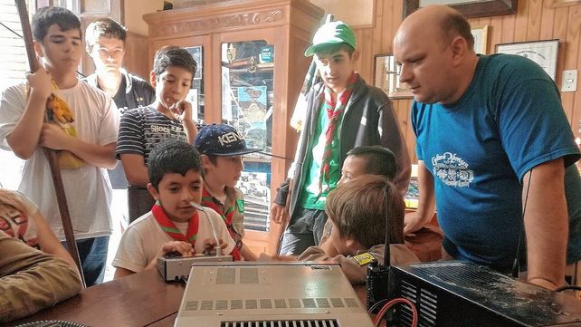 Los niños del grupo scouts Santo Domingo Savio