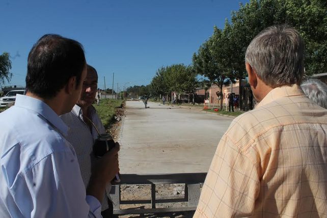 En Punta Norte se avanza con las tareas de pavimentación de calles