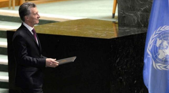 Macri llegó a Nueva York, donde el martes hablará ante las Naciones Unidas