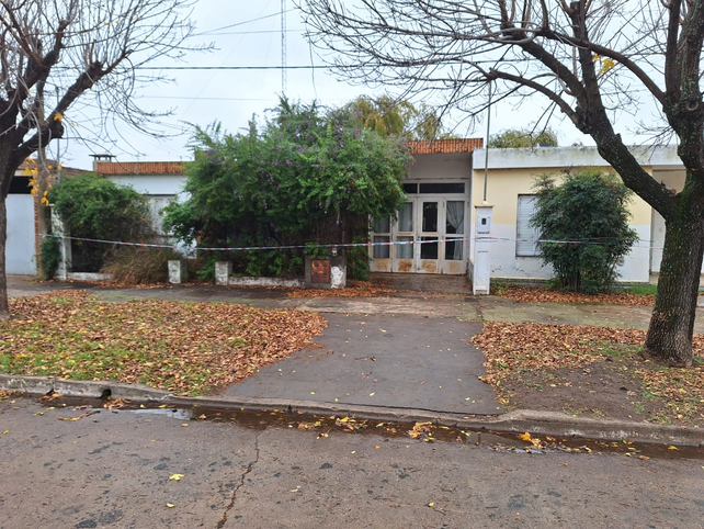 Aldo Viscovich vivía en pleno centro de Chovet; a pocos metros de la subcomisaria y del edificio comunal de esa localidad. (Foto Gentileza; Mauro Dalmazzo)