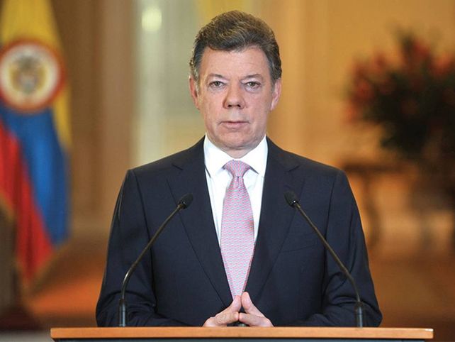 El incómodo accidente que sufrió el presidente de Colombia