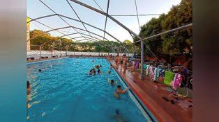 Pileta del club Saladillo al sur de Rosario, donde murió ahogado un chico de 12 años.