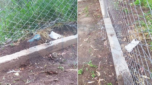 Desconocidos vandalizaron y robaron parte del alambrado del nuevo cerco en el complejo Toma Vieja