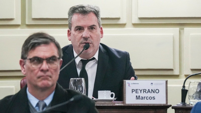 Marcos Peyrano, apoderado del partido en la provincia y vice segundo de la Convención Constituyente.