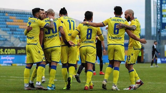 Barrales, ex-Unión, encendido en la Superliga de Grecia