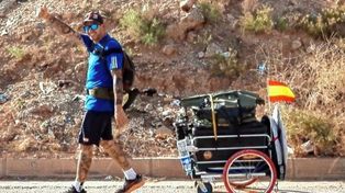 Desapareció un español que iba caminando a Qatar para ir al Mundial