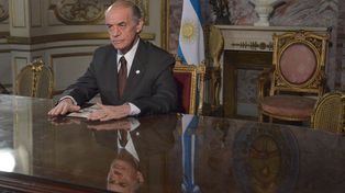 Jean Pierre Noher como el ex presidente radical Fernando de la Rúa.&nbsp;