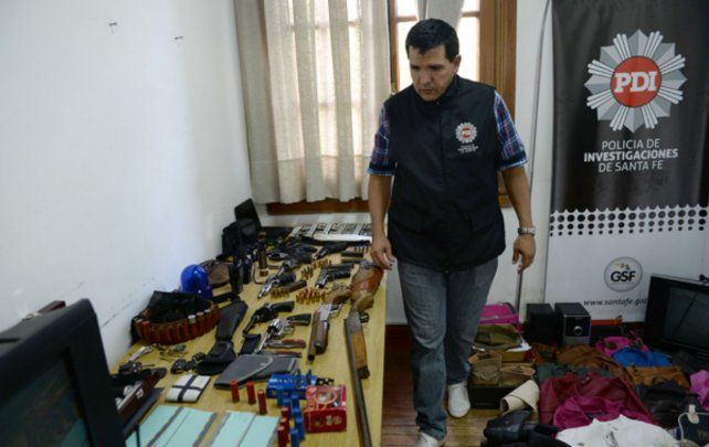 El resultado del allanamiento de la Policía de Investigaciones (PDI). El resultado del allanamiento de la Policía de Investigaciones (PDI).