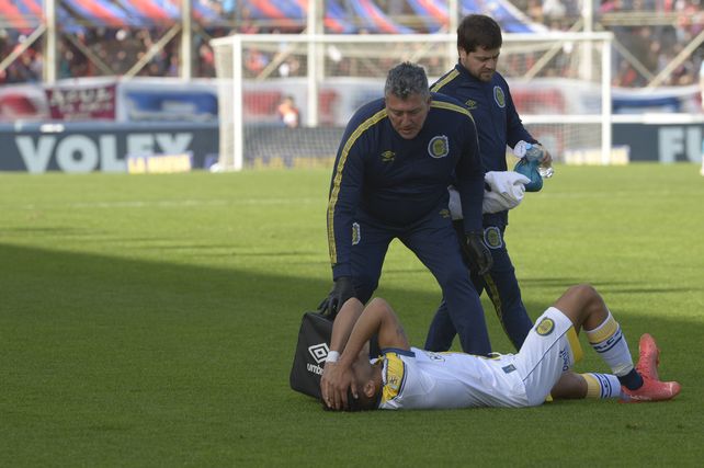 Cortez se desgarró el pasado sábado ante San Lorenzo en el Nuevo Gásometro.