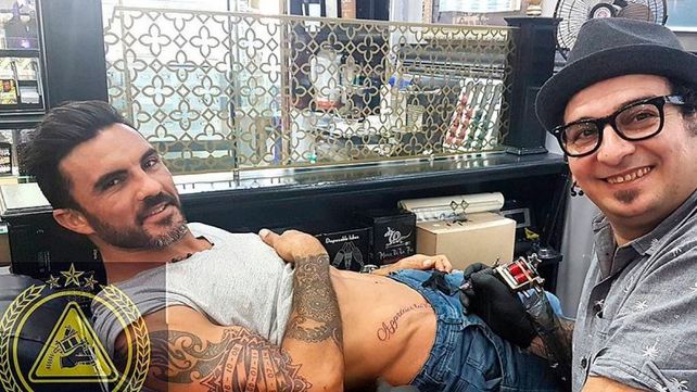 Cubero explicó el significado de sus nuevos tatuajes que difundió en Instagram