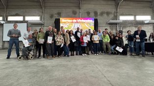 Villa Cañás. “Cada entrega y cada sorteo representan mucho más que una obra: significan dignidad y futuro para nuestros vecinos”, remarcó Di Gregorio.