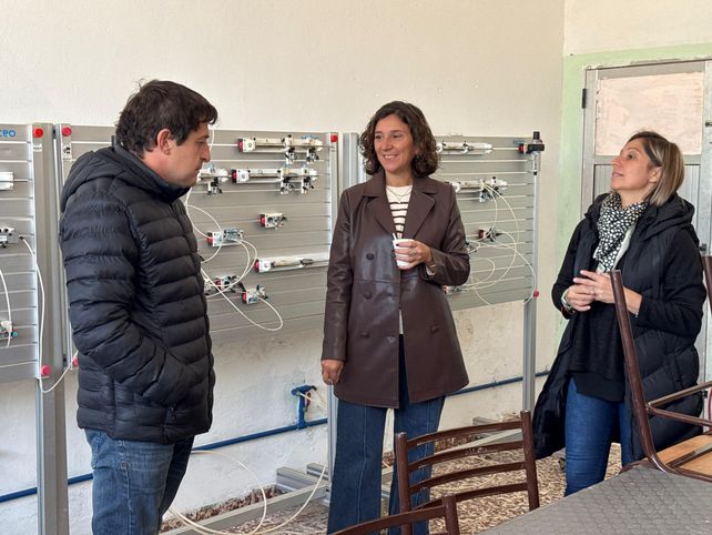 Comenzaron las obras de ampliación del taller de la Escuela Técnica de San Gregorio