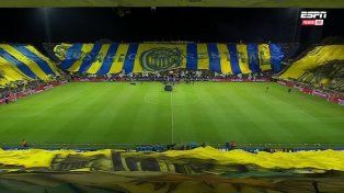Los hinchas de Central brindaron un espectáculo sensacional en la previa del partido.