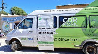 La Unidad Móvil de Registro Civil alcanzó más de 1.700 trámites.