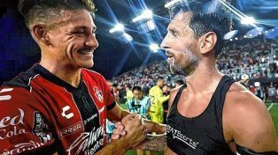 Lionel Messi se cruzó con Cóccaro pero después terminaron bien el duelo por la Leagues Cup.