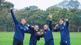El equipo de tenis de Argentina que competirá en los Juegos de la Juventud en la ciudad de Rosario.