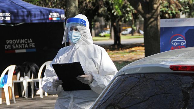Centro de testeo en la ciudad de Santo Tomé 