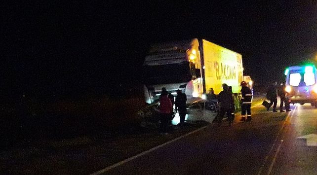 El accidente sucedió sobre ruta 4