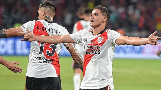 Julián Alvarez fue la gran figura de River en la goleada sobre Colón.&nbsp;
