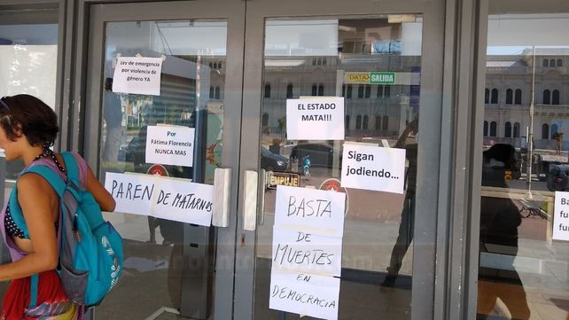 Concentración frente a Tribunales por el femicidio de Fátima Florencia Acevedo