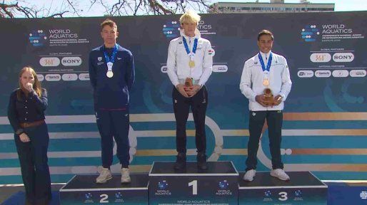 Mundial Juvenil de Aguas Abiertas: Santa Fe abrió la competencia