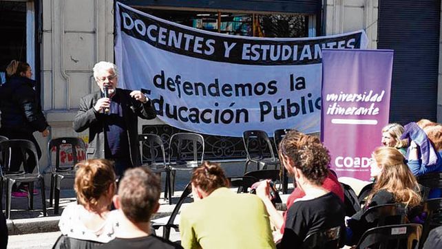 Clase pública. Los docentes de las escuelas públicas y privadas se manifestarán este jueves.&nbsp;