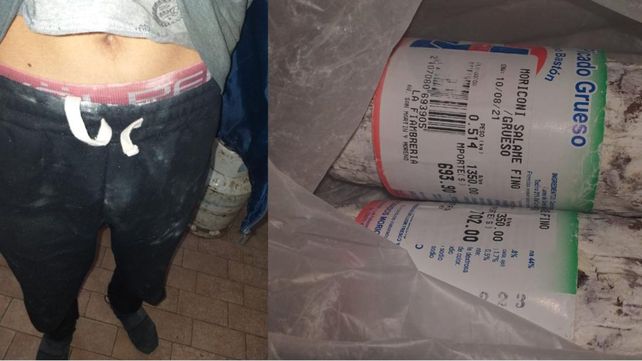 Lo delató su actitud sospechosa y el polvo blanco de la capa de moho que protege a los embutidos.