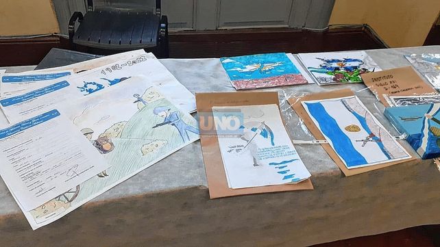 Seleccionaron finalistas del 1° concurso escolar de dibujo sobre Malvinas