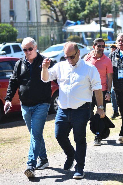El máximo directivo de la Odesur recorrió diferentes espacios del parque Independencia junto a Mario Moccia (presidente del Comité Olímpico Argentino) y autoridades municipales y provinciales entre otros.