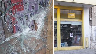 Por sexta vez en 45 días vandalizaron un comercio del centro santafesino