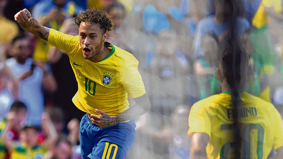 Detailed 🎥 Neymar Marca Su 1.er Gol Del Año, “baila Como Vini” Y Se Mete En Bronca Background in 4K