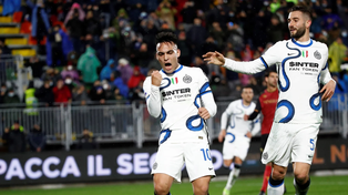 El Inter ganó con un gol de Lautaro Martínez y quedó a tiro de la punta