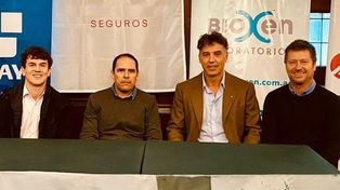 Exhibición de paleta con mundialistas en el Club Rosarino de Paleta