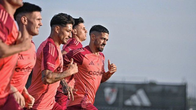 El plantel entrenó a las ordenes de Gallardo.