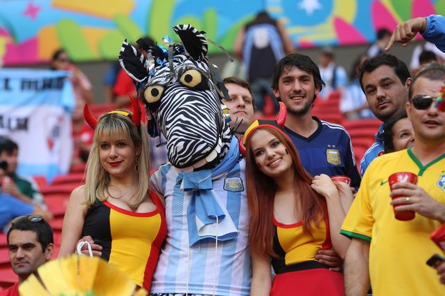 Mirá las fotos de la previa de Argentina vs. Bélgica