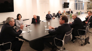 Alberto Fernández recibe a Sergio Nardelli, CEO de Vicentin