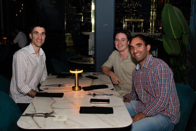 Facundo Racca, Luciano Pignotti y Bruno Racca