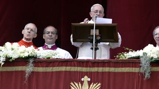 Francisco llamó a la paz en el mundo tan dividido por la codicia de los que buscan ganancias fáciles