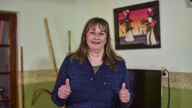 La alegr&iacute;a de&nbsp;Mirta Mabel Cimento.&nbsp;