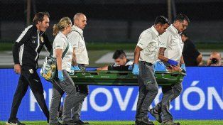 El uruguayo Marcelo Saracchi, jugador de Boca, próximo rival de Unión, salió lesionado en la victoria ante Colombia.