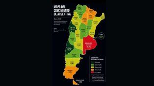 Milei viralizó un mapa falso al que le faltan Tucumán y las Malvinas
