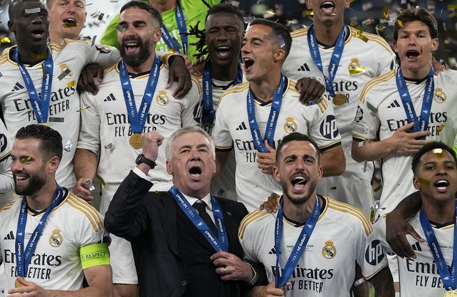Real Madrid fue campeón de la edición 2023/24 de la Champions League y levantó su 15ª orejona.