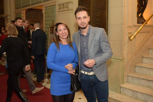 Mónica Lagos y Diego Frezzini.