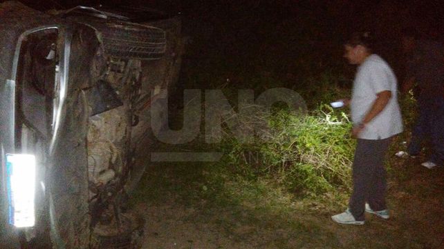 Murió una mujer en un vuelco ocurrido en un camino rural de San Cristóbal