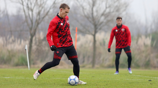 Regiardo no participó del amistoso de Newells del sábado por un golpe. Ahora estaría a disposición.