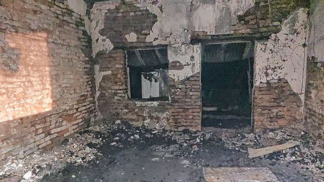 Un incendio destruyó una vivienda cerca de Chajarí