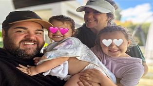 Darío Barassi compartió un divertido video de la construcción de la habitación de sus hijas