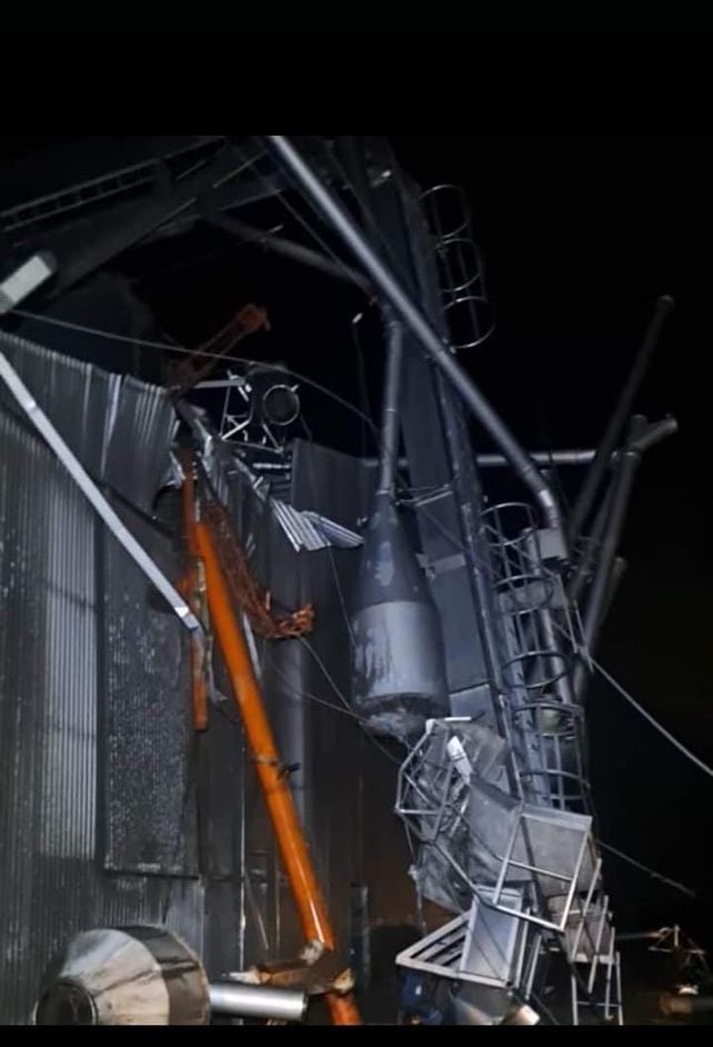 Un temporal de lluvia, viento y granizo provocó destrozos en el centro oeste provincial